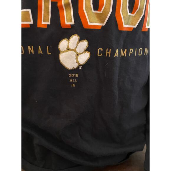 Nike Clemson Tigers 2018 National Champions “Ring Season” Long Sleeve Shirt Med - Picture 4 of 6